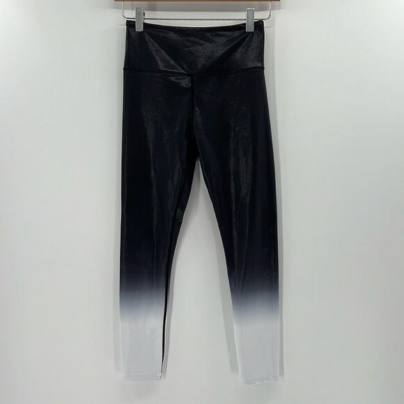 Zyia Active Black Metallis Combre Light N Tight Hi-Rise 7/8 Leggings - 4 - Picture 1 of 8
